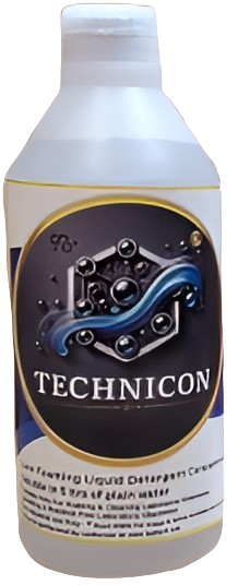 "Technicon Low-Foaming Liquid Detergent – Powerful Cleaning with Minimal Suds, Ideal for Industrial & Commercial Use."