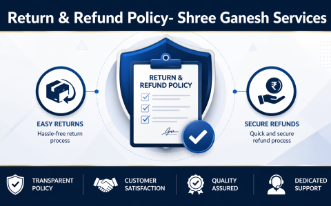 Refund & Return Policy - Shree Ganesh Services